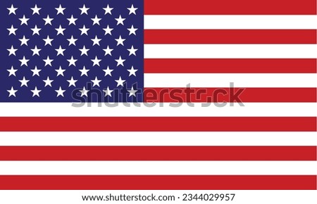 Vector american flag background. vector illustration.