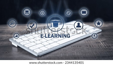 E-Learning concept. Internet. Technology. Business