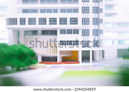 Residential apartment model, office building , Suburban hotel building.