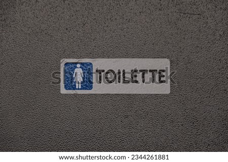Toilet sign, Toilet concept. WCToilet icons set. Male and female toilets for toilets.