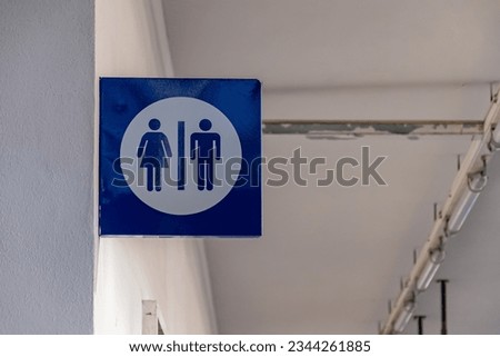 Toilet sign, Toilet concept. WCToilet icons set. Male and female toilets for toilets.