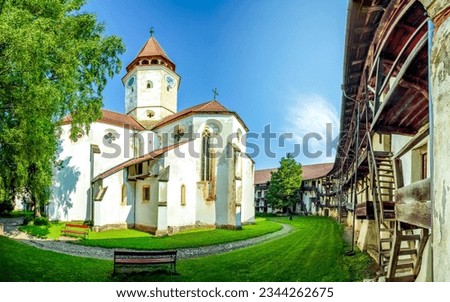 Fortified Church in Prejmer, Romania  Royalty-Free Stock Photo #2344262675