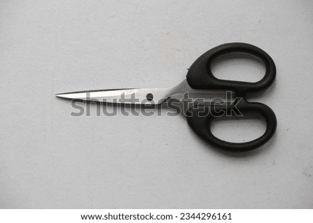 A scissor on white background
