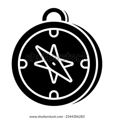 Modern design icon of compass 