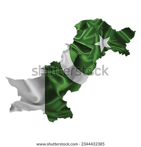 Map of Pakistan Internationally Standards Royalty-Free Stock Photo #2344432385