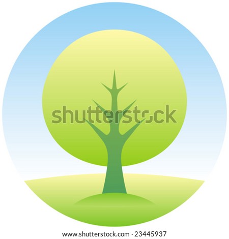 Vector tree illustration