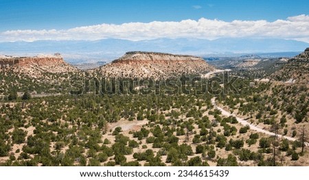 Los Alamos Butte in New Mexico