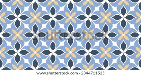 Seamless abstract floral pattern. Vector Illustration