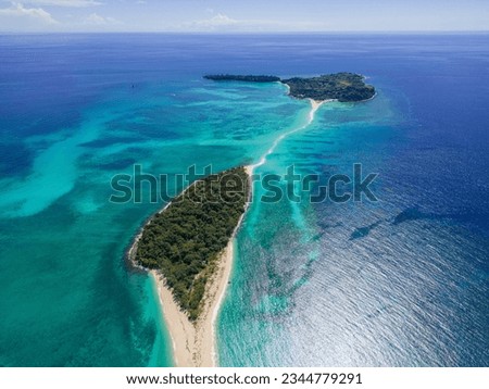 The beautiful islands of Madagascar Nosy Iranja - Near Nosy Be Royalty-Free Stock Photo #2344779291