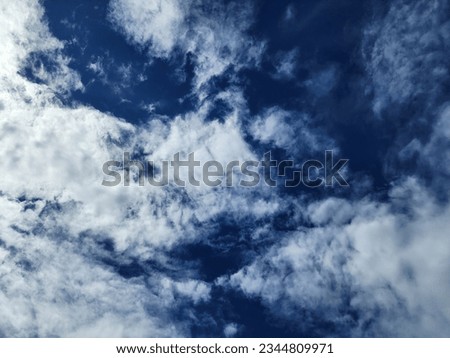 Blue sky and Beautiful cloudy sky