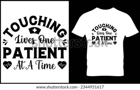 Nurse t-shirt design graphic vector.