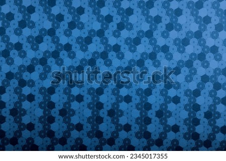 Japanese paper of blue and navy