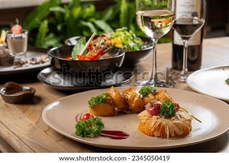 Five-Star Hotel And Resort Foods Decoration Royalty-Free Stock Photo #2345050419