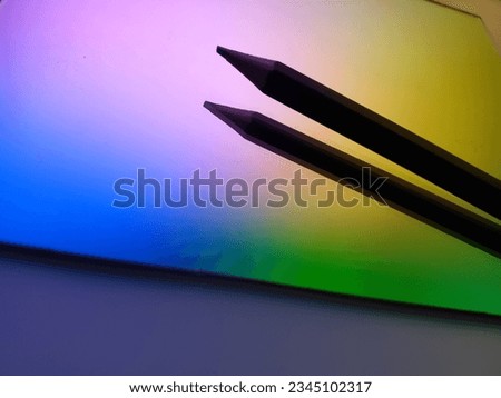 paint art mirror light rainbow