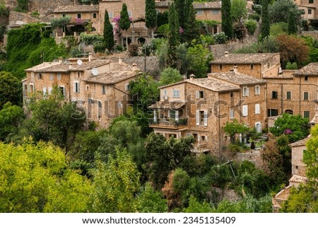 The picturesque Spanish-style village of Deia in Mallorca.