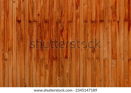 Light brown wooden wall background, stage, backdrop, performance, copy space.