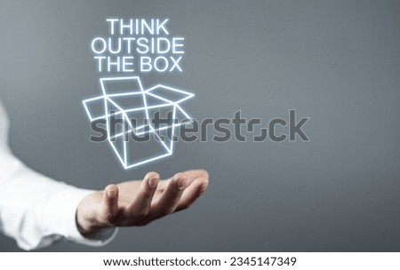 Think Outside The Box. Inspiration. Creativity
