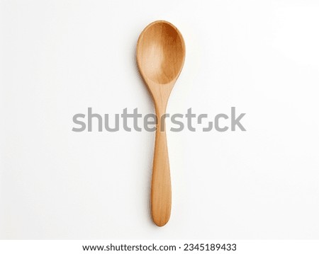 A Top Down Shot of A Spoon Royalty-Free Stock Photo #2345189433