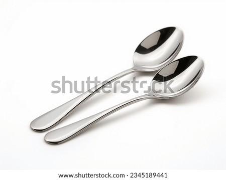 A Top Down Shot of A Spoon Royalty-Free Stock Photo #2345189441