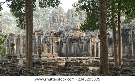 Temple of Southeast Asia, Cambodia and Laos, Angkor Wat, Tomb Raider Temple Royalty-Free Stock Photo #2345203895
