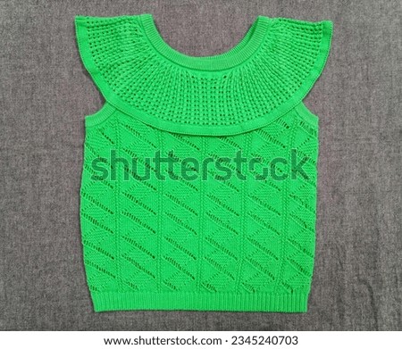 monk pointelle knitted sweater and vest knitwear.