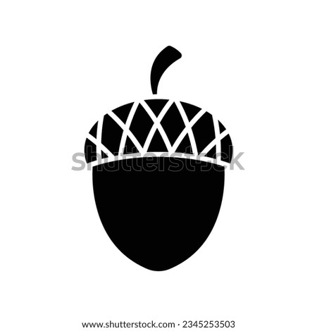 acorn icon vector design template in white background Royalty-Free Stock Photo #2345253503