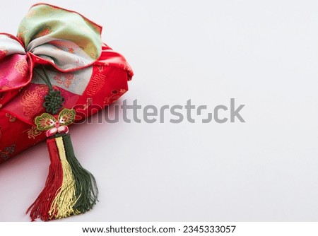 Korean traditional gift, traditional holiday gift Royalty-Free Stock Photo #2345333057