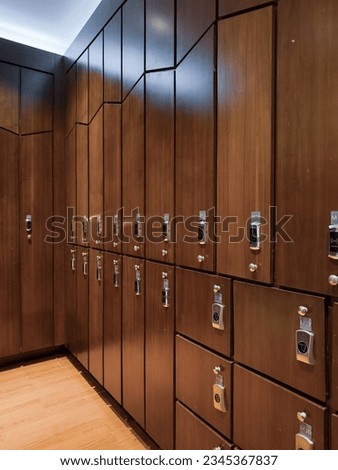 
Interior of a locker,Shower and washroom.