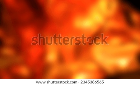 Abstract translucent blurred flames background. Blurred background of fiery lava