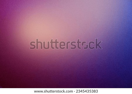 Dark deep rich blue violet purple fuchsia magenta plum maroon grape lilac pink peach yellow beige abstract background. Color gradient ombre blur. Rough grain noise. Light spot flash metallic. Design.