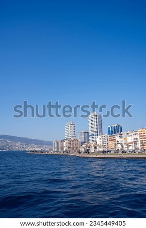 view of the port country from sea