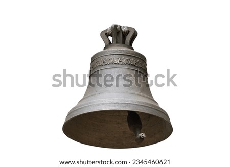 church bells isolated on white background Royalty-Free Stock Photo #2345460621