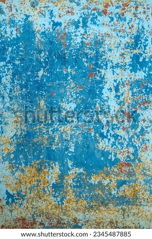 rusty corrugated iron wall or fence of a house in a poor neighbourhood of Maputo, Mozambique