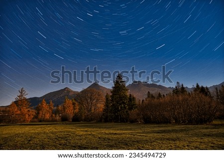 High Tatras in the night - Slovakia