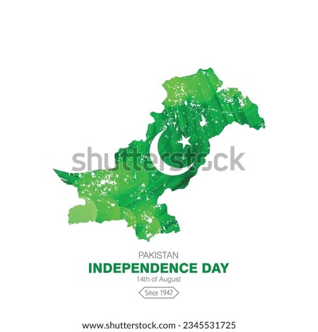 14 august independence day vector