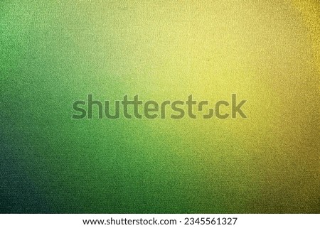 Dark green lime lemon yellow gold orange mustard brown abstract vintage background. Color gradient ombre. Rough grain grunge noise. Light spot shimmer. Design. Template. Royalty-Free Stock Photo #2345561327