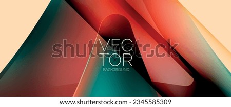 Fluid gradient arrow abstract. Vibrant arrows dance in a dynamic geometric backdrop, exuding captivating energy and movement