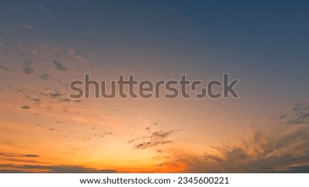 pretty sunrise gold clouds on the sky bg - photo of nature