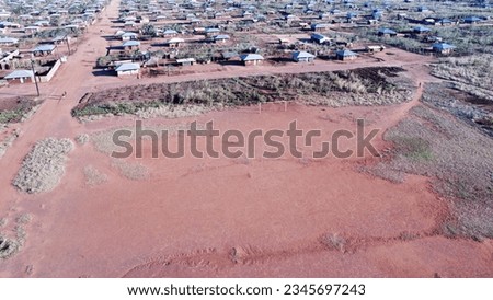 Resettlement camp in Corane, Nampula, Mozambique