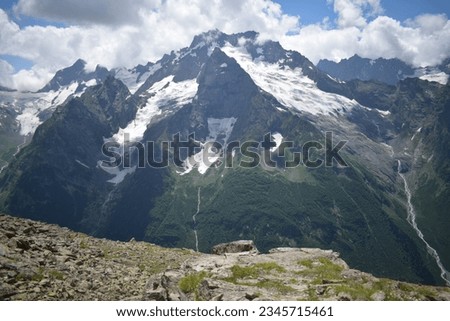 Beautiful mountain landscape, mountain landscape