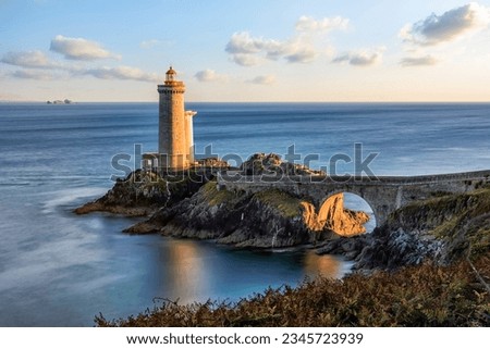 Petit Minou Lighthouse in French Brittany Royalty-Free Stock Photo #2345723939