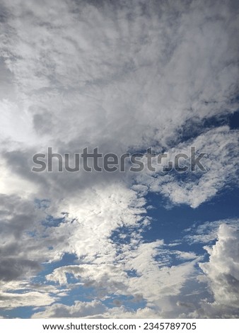 Beutiful view of clouds. Clouds created beautiful pictures