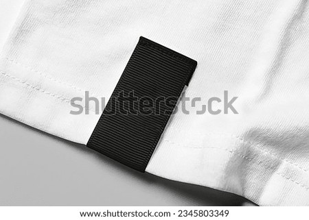 Hang Tags, Woven Label, Clothing Design,  Royalty-Free Stock Photo #2345803349