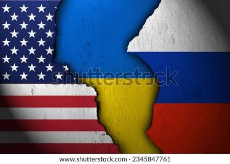 Ukraine between America and Russia. America Ukraine Russia.