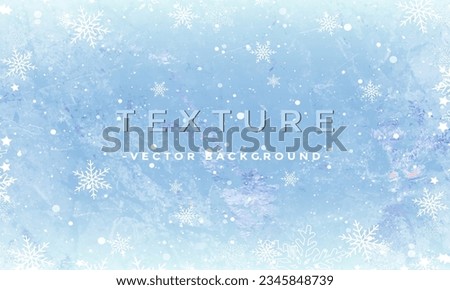 Frozen texture background. Frozen blue background vector. Royalty-Free Stock Photo #2345848739