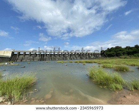 Bhadar dam rajkot, water dam rajkot Royalty-Free Stock Photo #2345965973