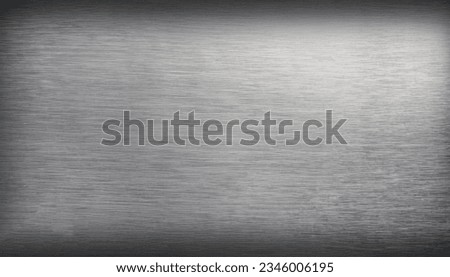 Brushed steel plate background texture horizontal Royalty-Free Stock Photo #2346006195