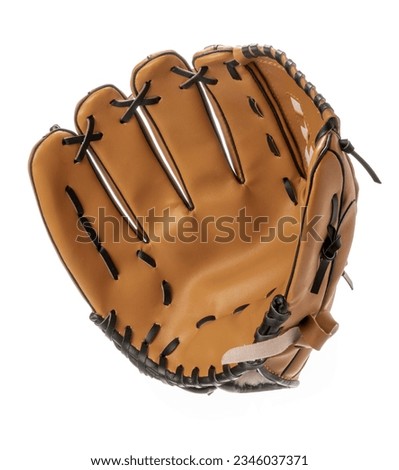 Sports equipment,Baseball glove isolate on white background with clipping path. Royalty-Free Stock Photo #2346037371