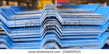 Zinc roofing as abstracy background