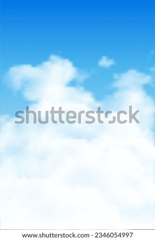 blue sky cloud landscape background